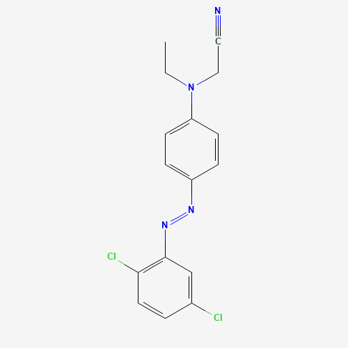 Molecular Structure of 199735-62-1 (N-(4-(2,5-Dichlorophenylazo)-phenyl)-N-ethylglycinonitrile)