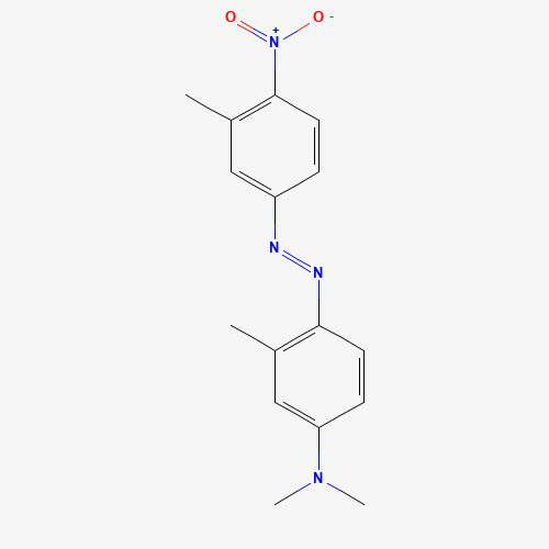 Molecular Structure of 199791-29-2 (4'-(Dimethylamino)-2',3-dimethyl-4-nitroazobenzene)