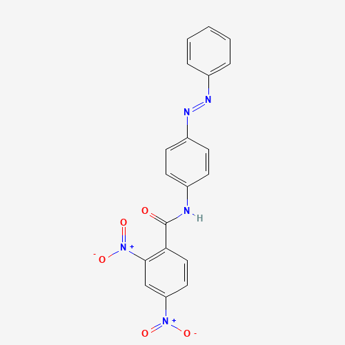 Molecular Structure of 299965-04-1 (Benzamide, 2,4-dinitro-N-[4-(2-phenyldiazenyl)phenyl]-)
