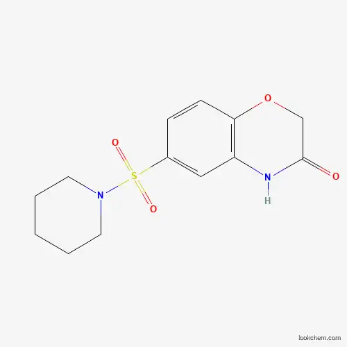 2H-1,4-Benzoxazin-3(4H)-one, 6-(1-piperidinylsulfonyl)-