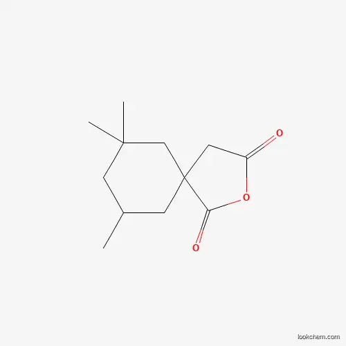 Molecular Structure of 439108-18-6 (7,7,9-Trimethyl-2-oxaspiro[4.5]decane-1,3-dione)