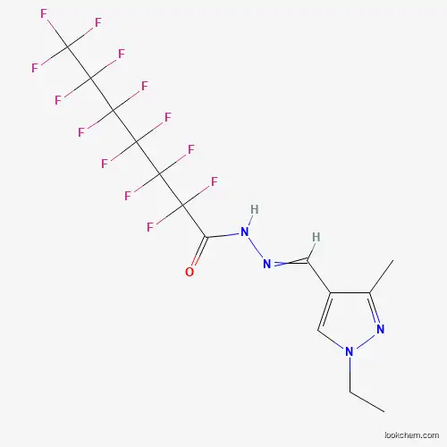 N'-[(1-Ethyl-3-methyl-1H-pyrazol-4-yl)methylene]-perfluoroheptanohydrazide