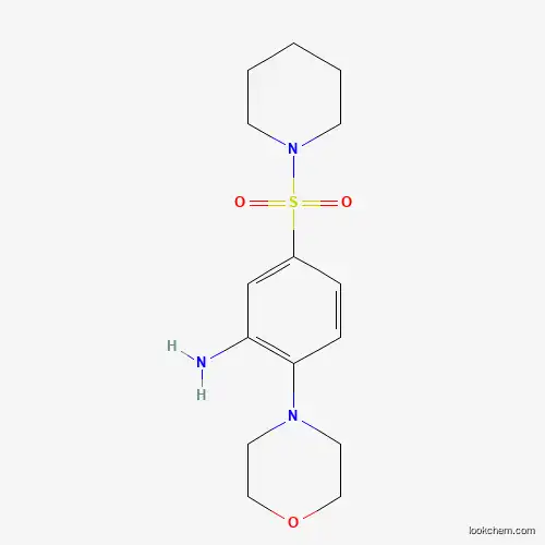 2-morpholin-4-yl-5-piperidin-1-ylsulfonylaniline