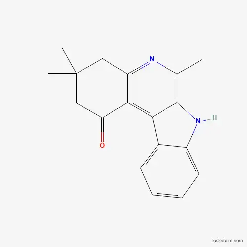 Molecular Structure of 5320-37-6 (3,3,6-Trimethyl-2,3,4,7-tetrahydroindolo[2,3-c]quinolin-1-one)