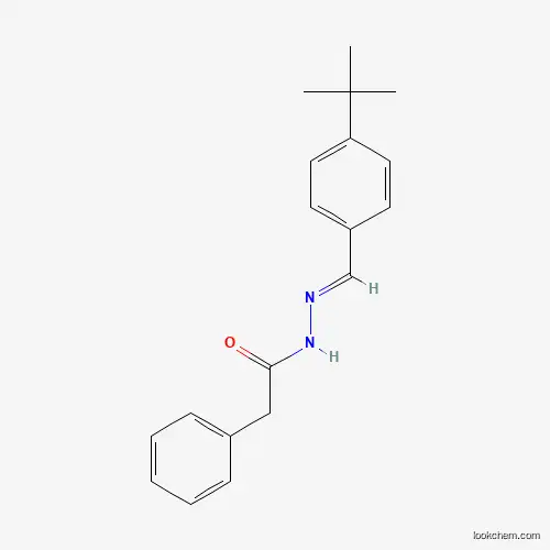 Molecular Structure of 5326-13-6 (N'-[(E)-(4-tert-Butylphenyl)methylene]-2-phenylacetohydrazide)
