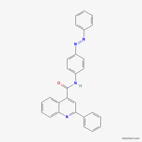 Molecular Structure of 560105-01-3 (4-Quinolinecarboxamide, 2-phenyl-N-[4-(2-phenyldiazenyl)phenyl]-)