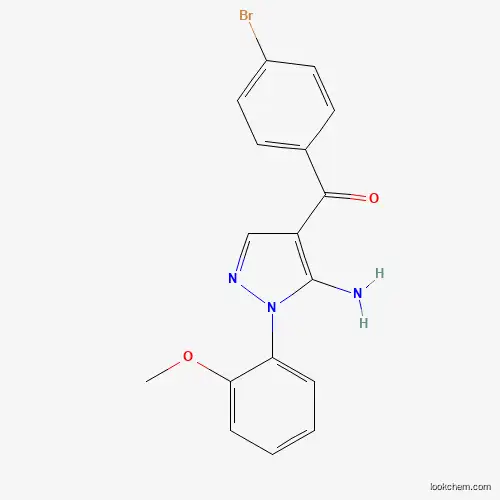 (5-Amino-1-(2-methoxyphenyl)-1H-pyrazol-4-YL)(4-bromophenyl)methanone