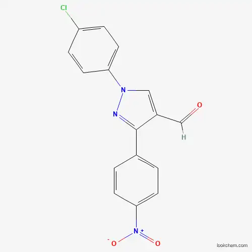 1-(4-CHLOROPHENYL)-3-(4-NITROPHENYL)-1H-PYRAZOLE-4-CARBALDEHYDE