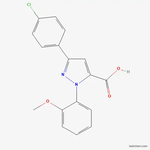 3-(4-CHLOROPHENYL)-1-(2-METHOXYPHENYL)-1H-PYRAZOLE-5-CARBOXYLIC ACID