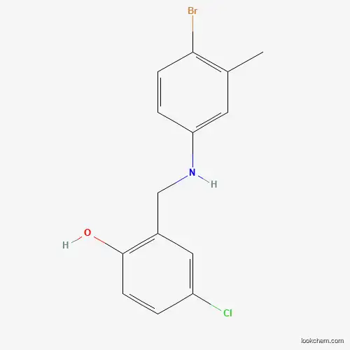 2-{[(4-Bromo-3-methylphenyl)amino]methyl}-4-chlorophenol