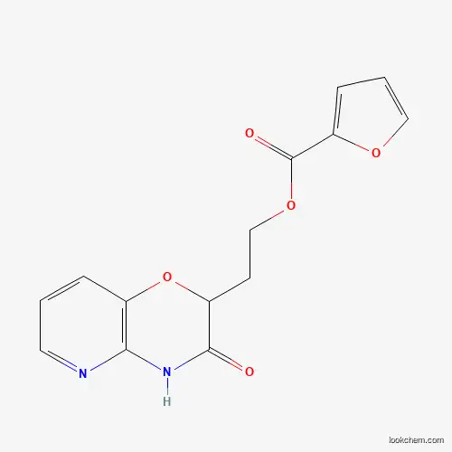 Molecular Structure of 866039-53-4 (2-(3-oxo-3,4-dihydro-2H-pyrido[3,2-b][1,4]oxazin-2-yl)ethyl 2-furoate)