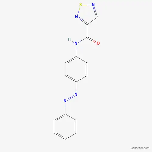 Molecular Structure of 1004165-07-4 (N-[4-[(1E)-2-Phenyldiazenyl]phenyl]-1,2,5-thiadiazole-3-carboxamide)