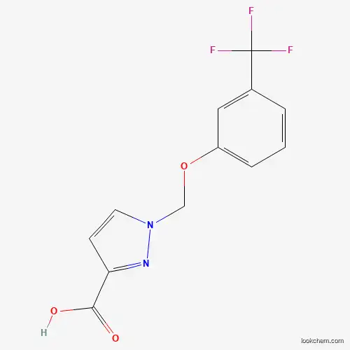 1-{[3-(trifluoromethyl)phenoxy]methyl}-1H-pyrazole-3-carboxylic acid