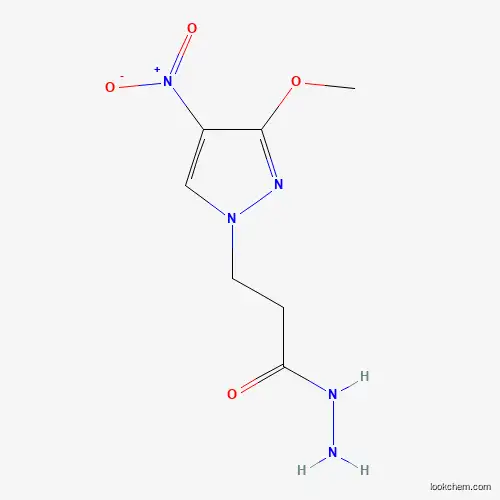 3-(3-methoxy-4-nitro-1H-pyrazol-1-yl)propanohydrazide