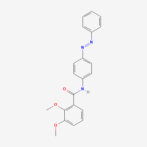 Molecular Structure of 1006823-13-7 ((E)-2,3-dimethoxy-N-(4-(phenyldiazenyl)phenyl)benzamide)