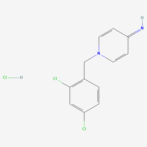 Molecular Structure of 1049755-15-8 (1-(2,4-Dichloro-benzyl)-1H-pyridin-4-ylideneamine)