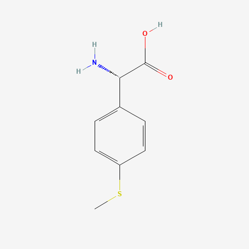 Molecular Structure of 114976-77-1 (Benzeneacetic acid, alpha-amino-4-(methylthio)-, (S)-)