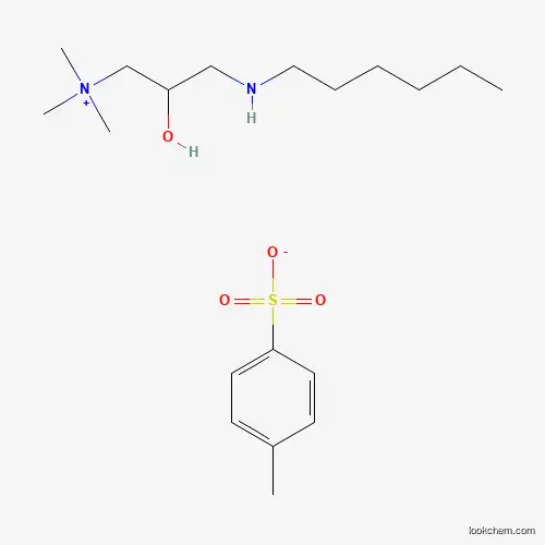 Molecular Structure of 16704-90-8 (2-Hydroxy-3-(n-hexylamino) propyl-trimethylammonium p-tosylate)
