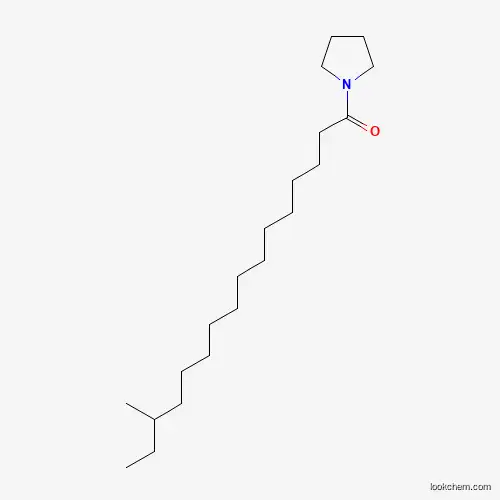 Molecular Structure of 260058-83-1 (N-(14-Methylhexadecanoyl)pyrrolidine)