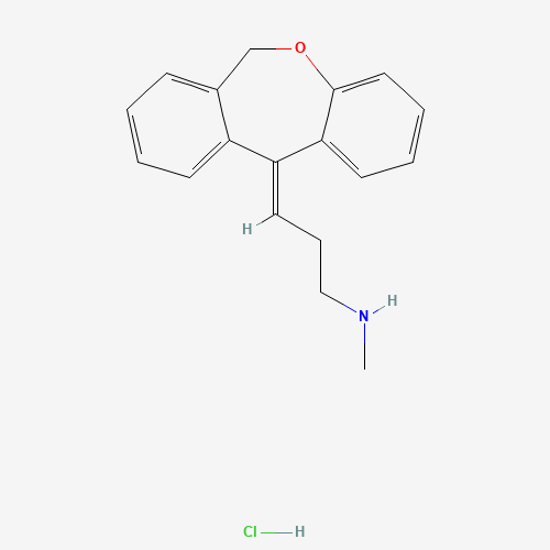 Molecular Structure of 124694-02-6 (Desmethyldoxepin hydrochloride, (Z)-)