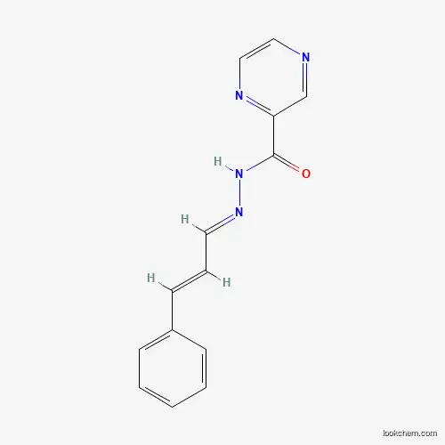 Molecular Structure of 304908-58-5 (N-[(E)-[(E)-3-phenylprop-2-enylidene]amino]pyrazine-2-carboxamide)