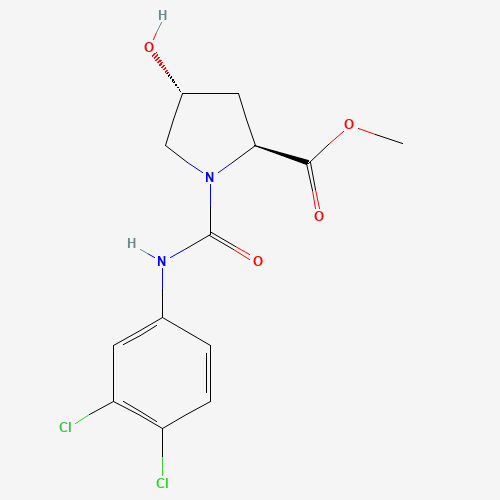 METHYL 1-[(3,4-DICHLOROANILINO)CARBONYL]-4-HYDROXY-2-PYRROLIDINECARBOXYLATE