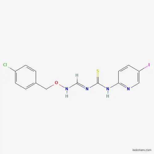 1-[(1E)-{[(4-chlorophenyl)methoxy]amino}methylidene]-3-(5-iodopyridin-2-yl)thiourea
