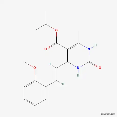 Isopropyl 4-[2-(2-methoxyphenyl)vinyl]-6-methyl-2-oxo-1,2,3,4-tetrahydropyrimidine-5-carboxylate