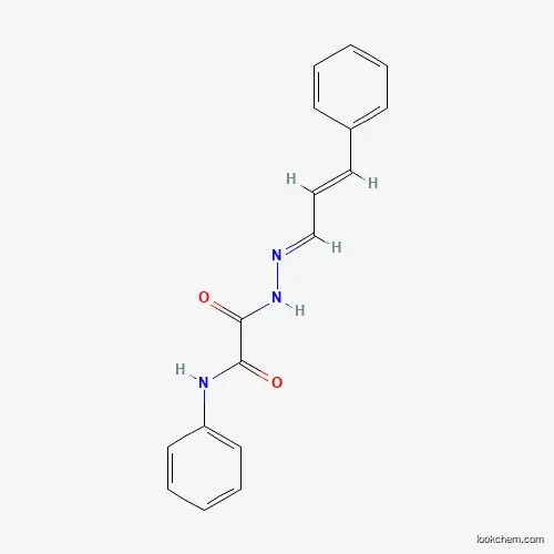 Molecular Structure of 53117-39-8 (2-Oxo-N-phenyl-2-(2-(3-phenyl-2-propenylidene)hydrazino)acetamide)