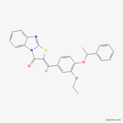 (2Z)-2-[3-ethoxy-4-(1-phenylethoxy)benzylidene][1,3]thiazolo[3,2-a]benzimidazol-3(2H)-one