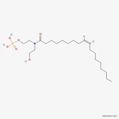 Molecular Structure of 68186-53-8 (9-Octadecenamide, N,N-bis(2-hydroxyethyl)-, (9Z)-, phosphate (ester))