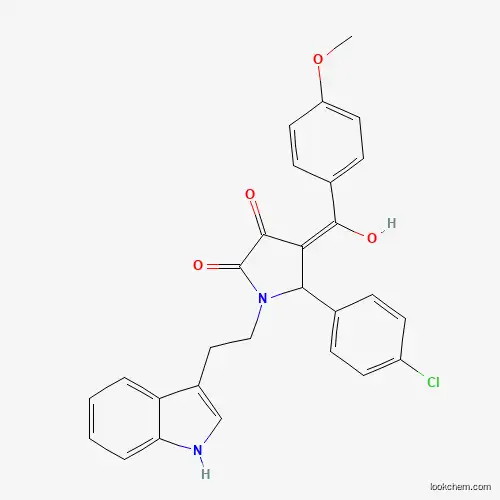 5-(4-Chlorophenyl)-1,5-dihydro-3-hydroxy-1-[2-(1H-indol-3-yl)ethyl]-4-(4-methoxybenzoyl)-2H-pyrrol-2-one