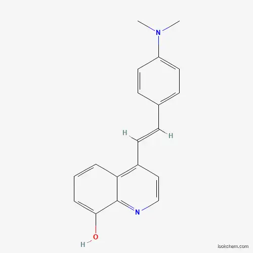 Molecular Structure of 1351448-85-5 (4-(2-(4-(Dimethylamino)phenyl)vinyl)-8-quinolinol)