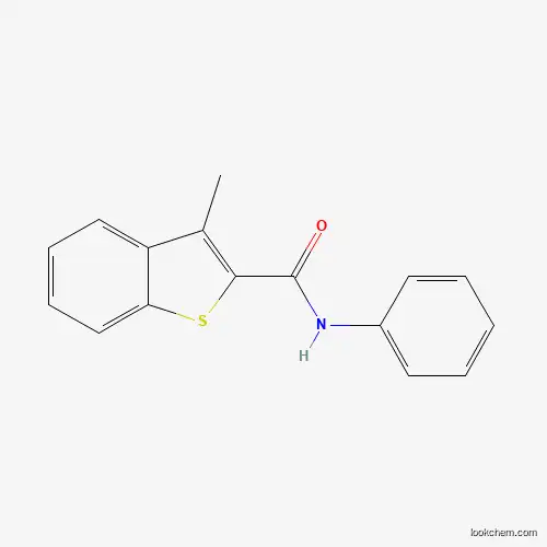 Molecular Structure of 858820-43-6 (3-Methyl-N-phenylbenzo[b]thiophene-2-carboxamide)