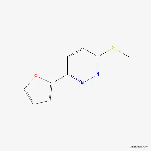 Molecular Structure of 872722-85-5 (3-(Furan-2-yl)-6-(methylsulfanyl)pyridazine)