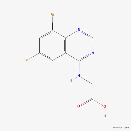 2-[(6,8-dibromoquinazolin-4-yl)amino]acetic Acid