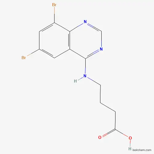4-[(6,8-dibromoquinazolin-4-yl)amino]butanoic Acid