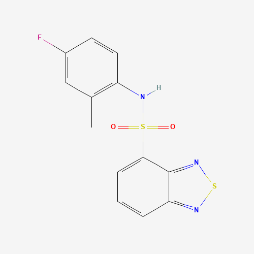Molecular Structure of 899227-99-7 (N-(4-fluoro-2-methylphenyl)-2,1,3-benzothiadiazole-4-sulfonamide)