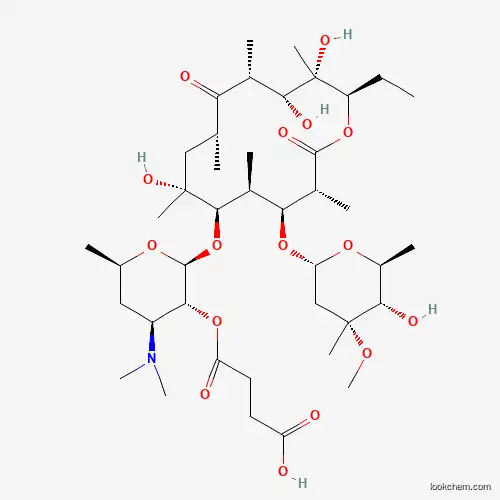 Molecular Structure of 10605-34-2 (Erythromycin succinate)