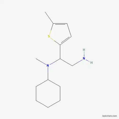 Molecular Structure of 1094226-80-8 (N1-Cyclohexyl-N1-methyl-1-(5-methyl-2-thienyl)-1,2-ethanediamine)