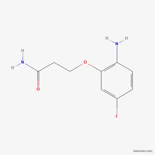 Molecular Structure of 1094235-03-6 (3-(2-Amino-5-fluorophenoxy)propanamide)
