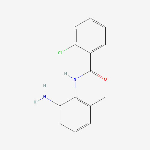 Molecular Structure of 1094423-45-6 (N-(2-amino-6-methylphenyl)-2-chlorobenzamide)