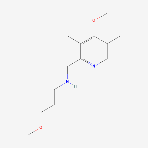 Molecular Structure of 1094433-06-3 (4-Methoxy-N-(3-methoxypropyl)-3,5-dimethyl-2-pyridinemethanamine)