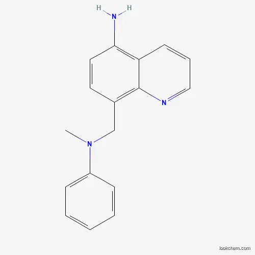 Molecular Structure of 1096801-46-5 (5-Amino-N-methyl-N-phenyl-8-quinolinemethanamine)