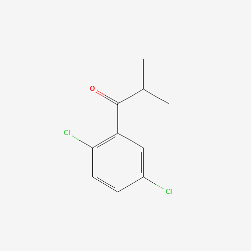 Molecular Structure of 1097040-56-6 (1-(2,5-Dichlorophenyl)-2-methyl-1-propanone)