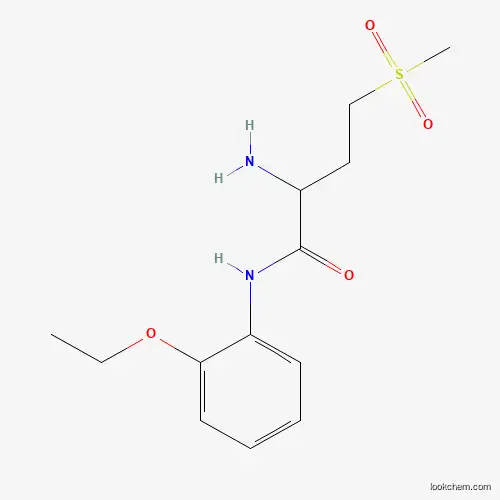 Molecular Structure of 1104196-09-9 (2-Amino-N-(2-ethoxyphenyl)-4-(methylsulfonyl)butanamide)