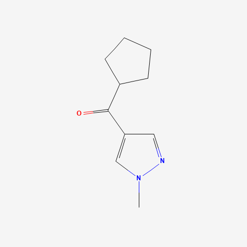 Molecular Structure of 1152820-17-1 (Cyclopentyl(1-methyl-1H-pyrazol-4-yl)methanone)