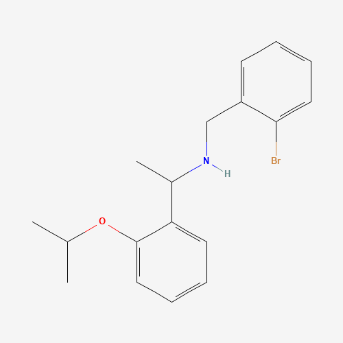 Molecular Structure of 1156121-67-3 (N-[(2-Bromophenyl)methyl]-alpha-methyl-2-(1-methylethoxy)benzenemethanamine)