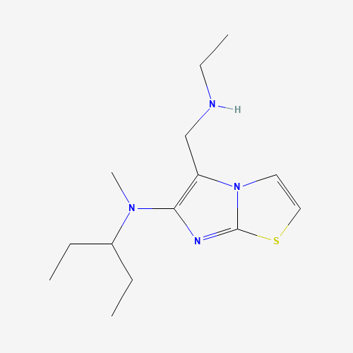 Molecular Structure of 1156526-29-2 (N-Ethyl-6-[(1-ethylpropyl)methylamino]imidazo[2,1-b]thiazole-5-methanamine)