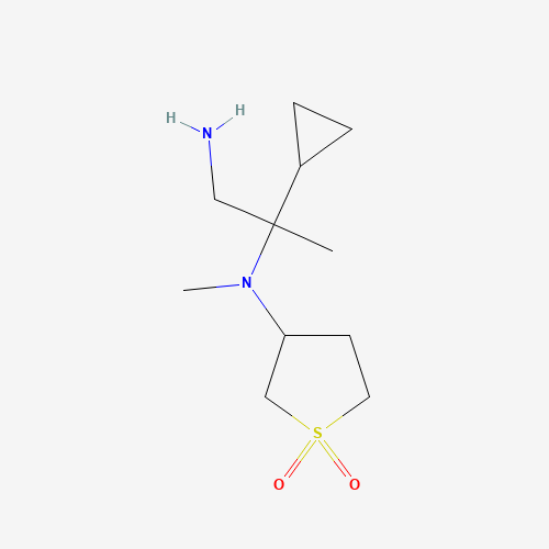 Molecular Structure of 1216307-77-5 (2-Cyclopropyl-N2-methyl-N2-(tetrahydro-1,1-dioxido-3-thienyl)-1,2-propanediamine)